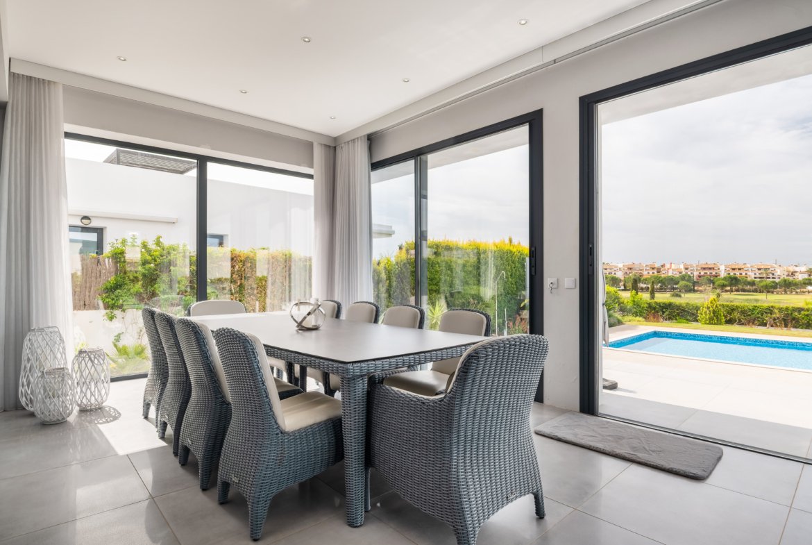 Contemporary Luxury Villa with Golf Course Views and Exceptional Design