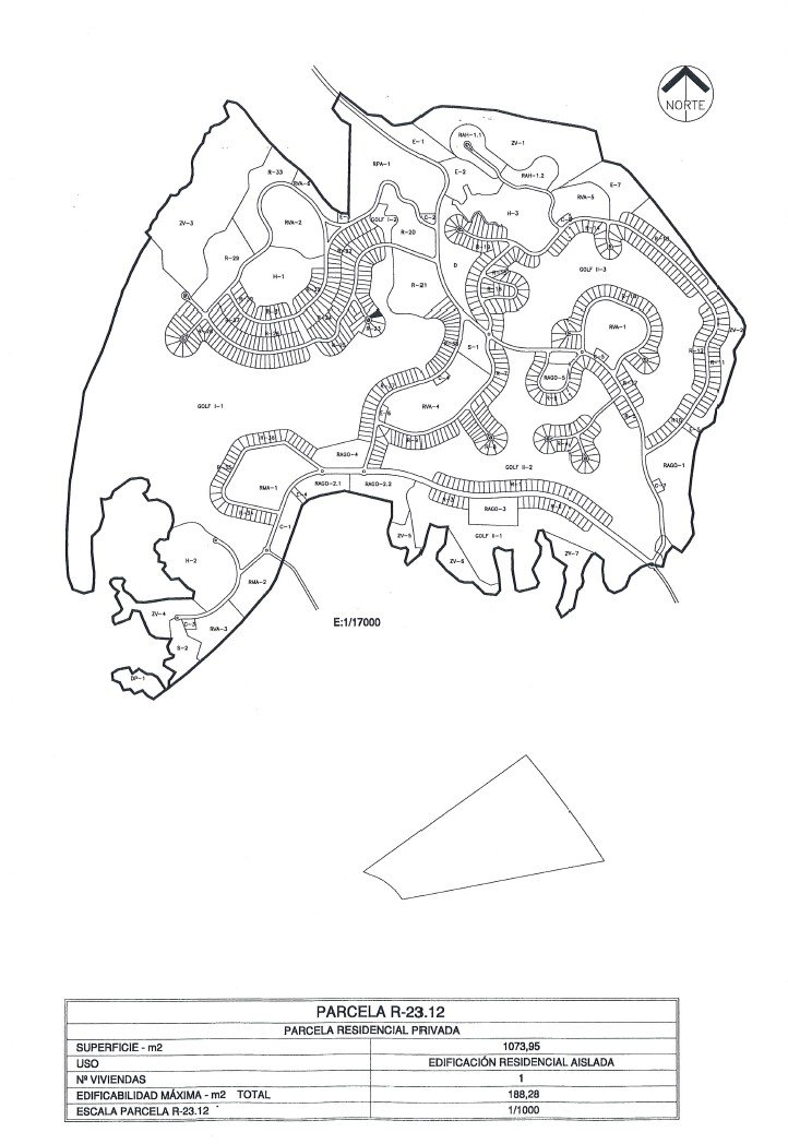 R23.12 scale Prime Golf Front Building Plot – Isla Canela Links Golf Course