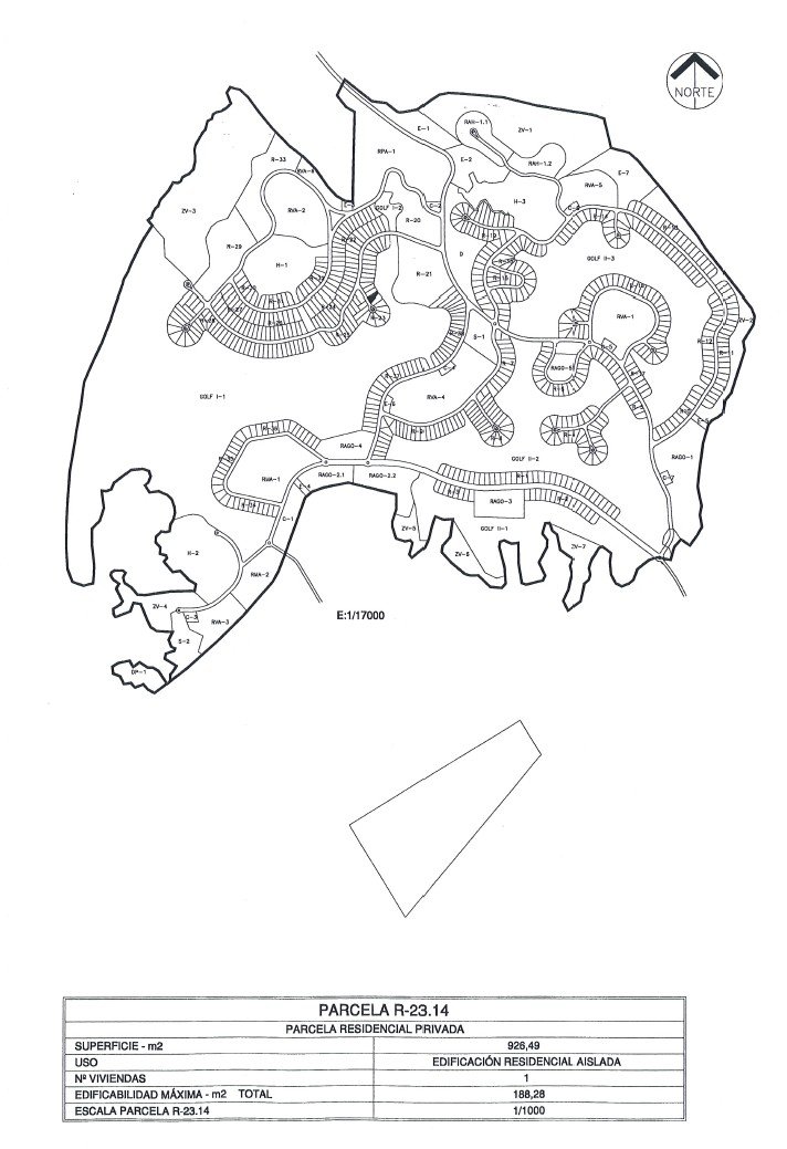 R23.14 scale Golf Front Building Plot – Isla Canela Links Golf Course